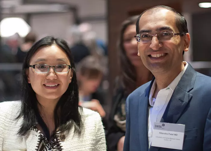 Image of two participants of a Hope Foundation group meeting.
